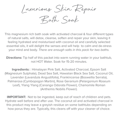 BATH SALT SOAK SET
