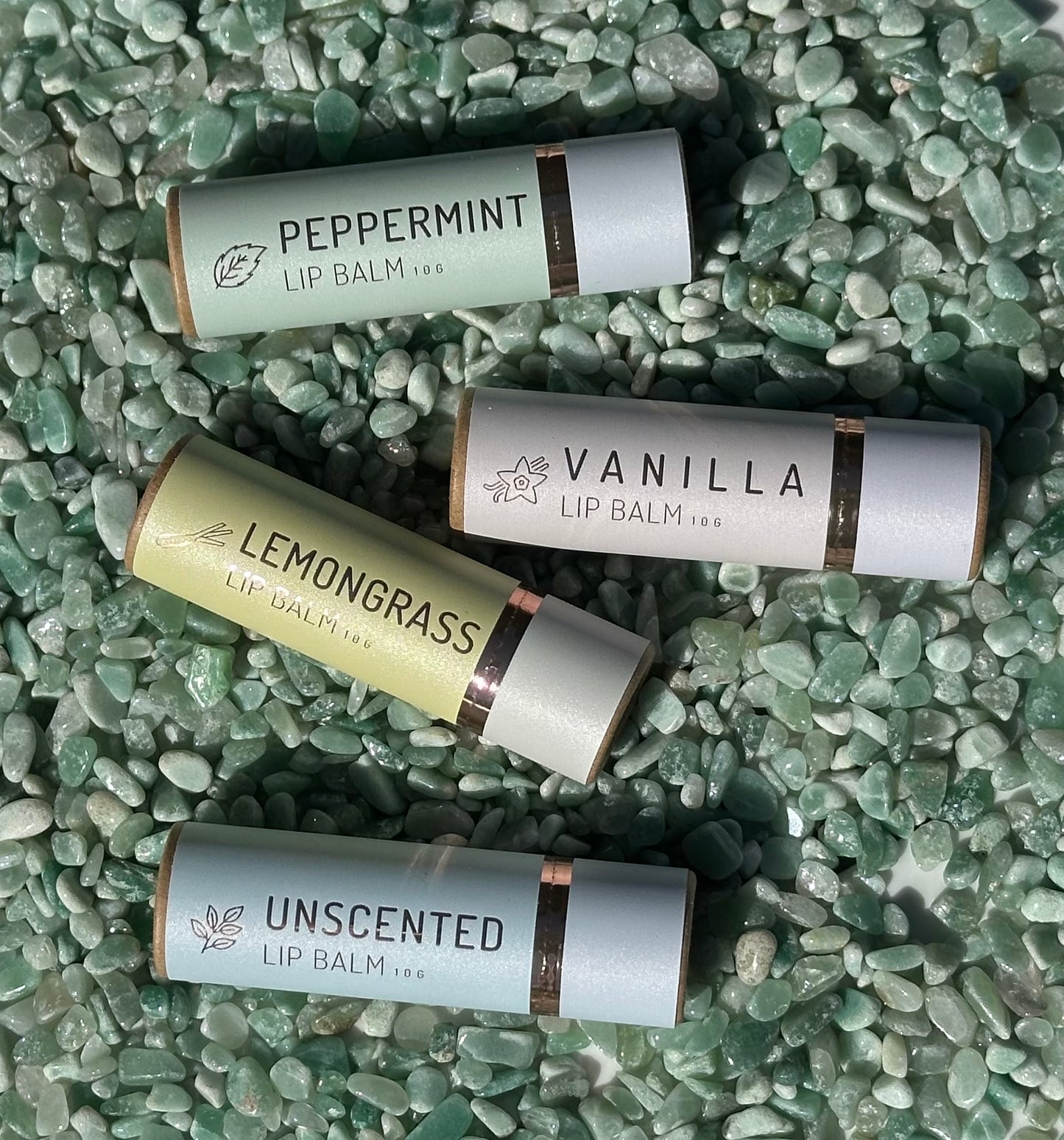 SET OF 4 LIP BALMS