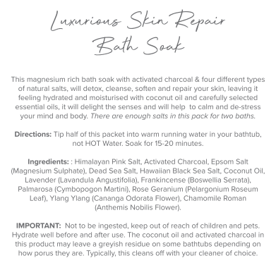 Luxurious Skin Repair Bath Soak